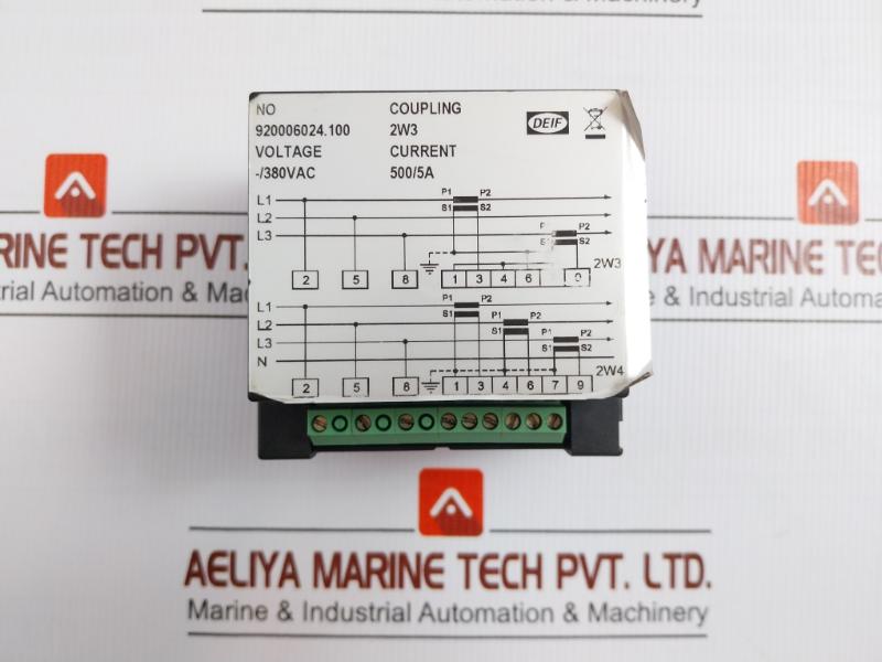 Dq96-x Analog Wattmeter 0-200 Kw Deif