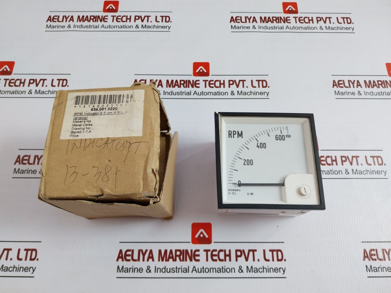 Dqb 96 Analog Panel Rpm Meter 0-650 Gossen
