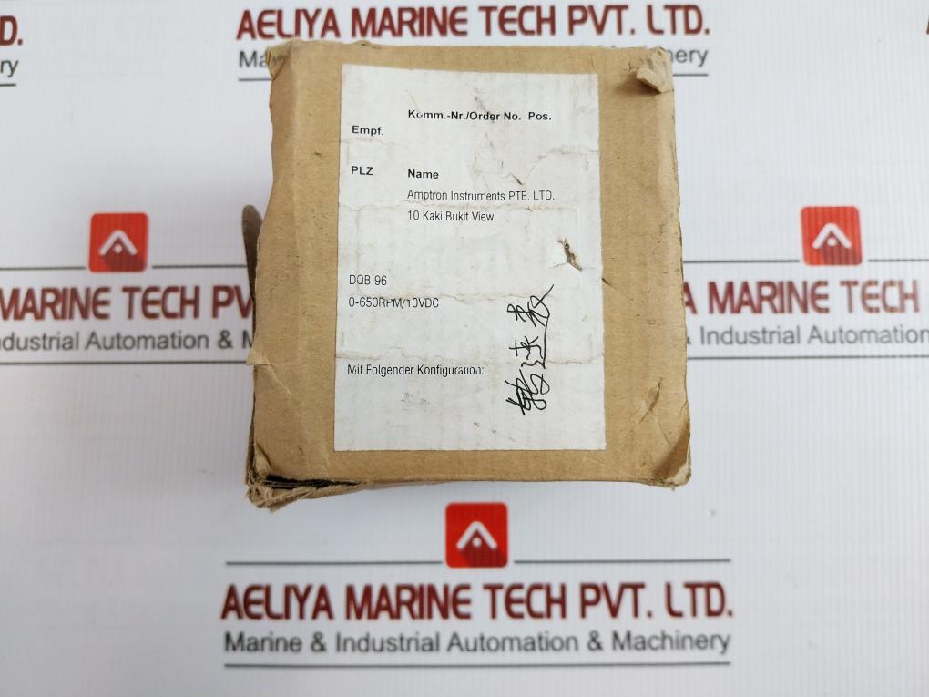 Dqb 96 Analog Panel Rpm Meter 0-650 Gossen