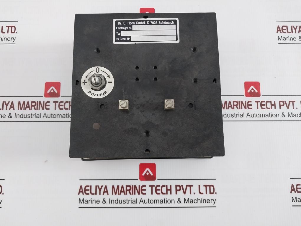 Dr. E. Horn Ea 144 X 144.1 S Analog Rpm Meter 0-1200/1250 R.P.M.