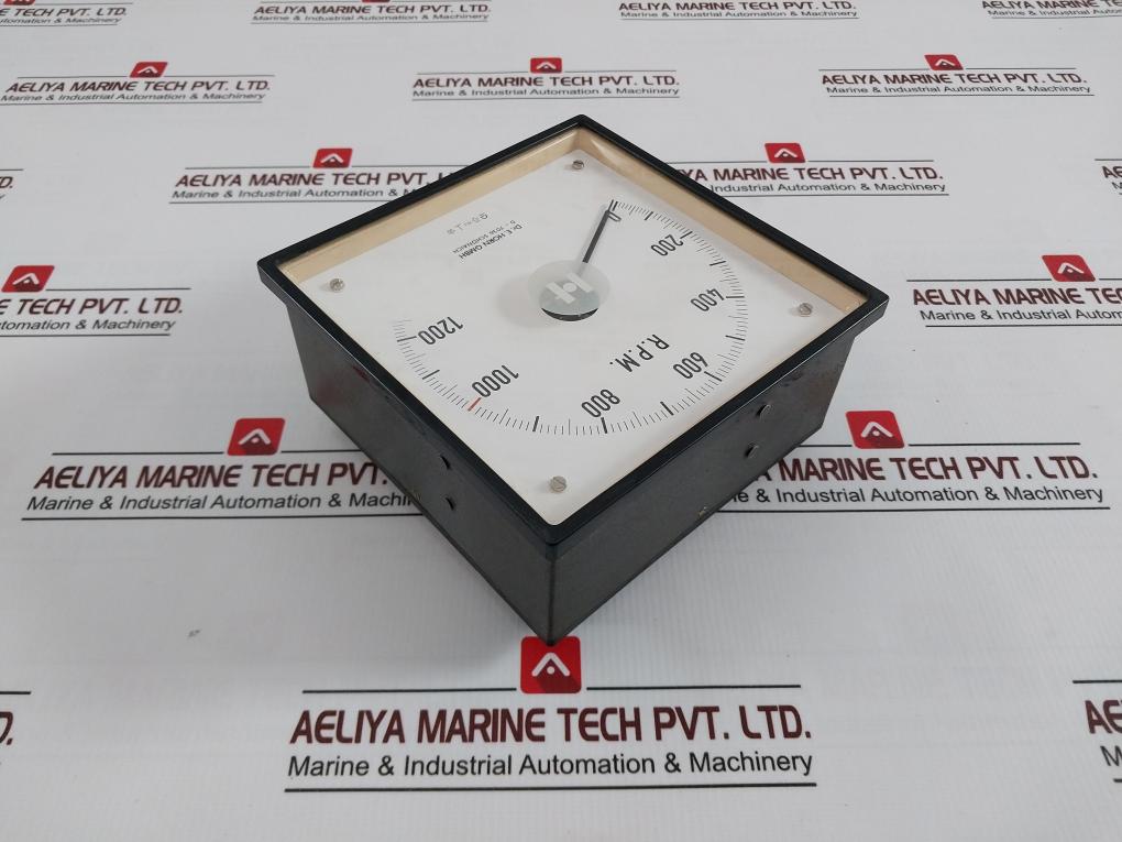Dr. E. Horn Ea 144 X 144.1 S Analog Rpm Meter 0-1200/1250 R.P.M.