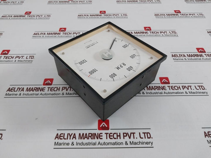 Dr. E. Horn Ea 144 X 144.1 S Analog Rpm Meter 0-1200/1250 R.P.M.