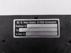 Dr. E. Horn Ea 144 X 144.1 S Analog Rpm Meter 0-1200/1250 R.P.M.