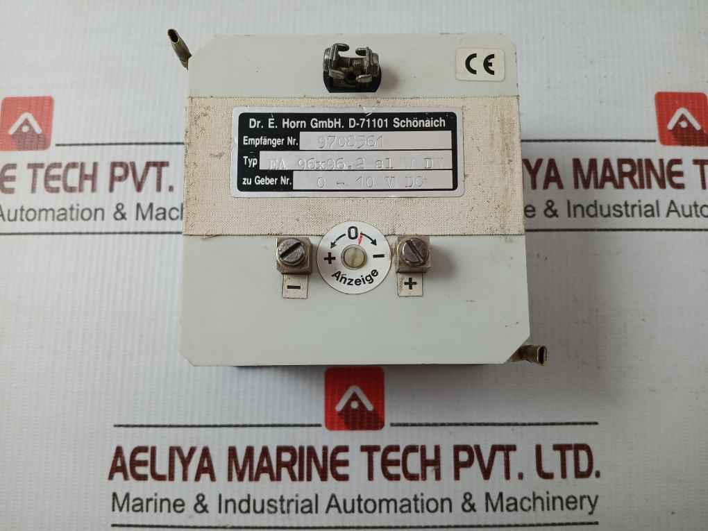 Engine Speed Indicator Ea 96X96.2 S1 W Dw Dr. E. Horn