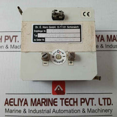 Engine Speed Indicator Ea 96X96.2 S1 W Dw Dr. E. Horn