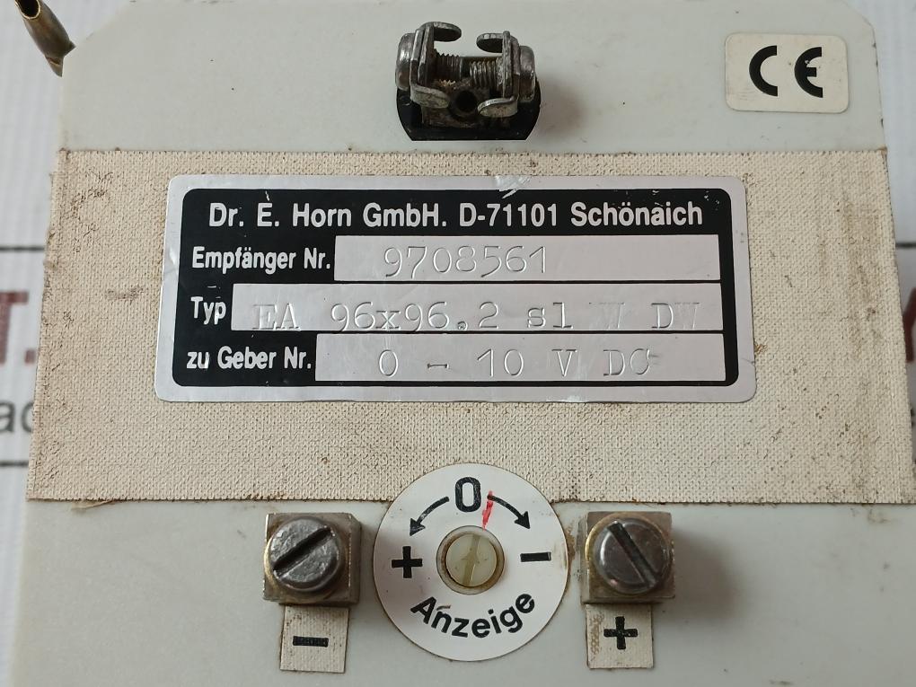 Engine Speed Indicator Ea 96X96.2 S1 W Dw Dr. E. Horn