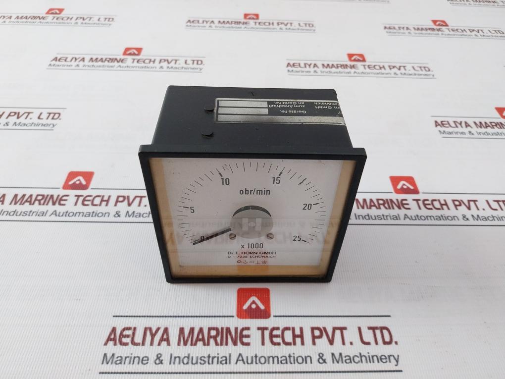 Dr. E. Horn Ea 96X96.5 S Rpm Indicator 9010726
