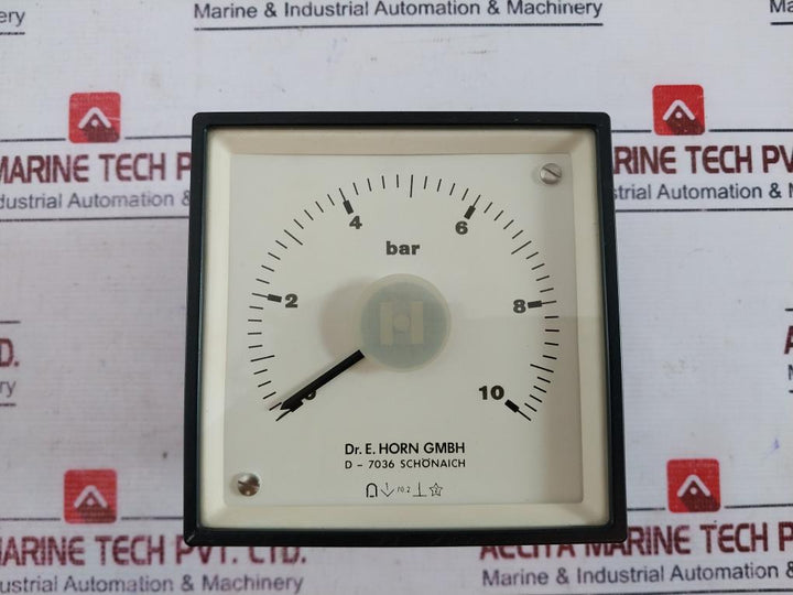 Dr. E. Horn Ea 96x96.2 S Speed Indicator Instrument 0-10 Bar