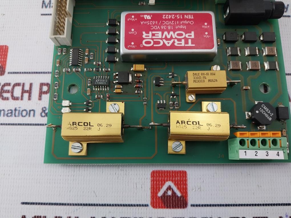 Dr.e.horn Pl010152 Traco Power PCB Board 18-36 Vdc
