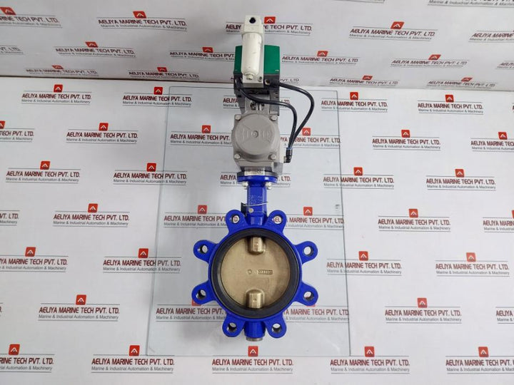 Dr00100U Al Actuator W/ Butterfly Valve 8Bar 1.0Mpa Air Torque