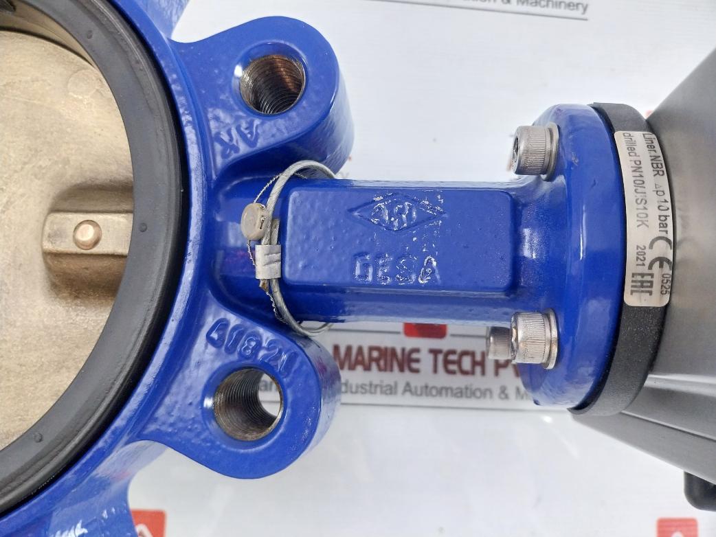 Dr00100U Al Actuator W/ Butterfly Valve 8Bar 1.0Mpa Air Torque