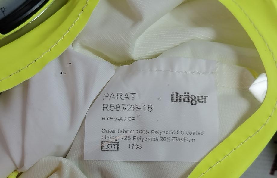 Drager 5530 Escape Hood C000123539, R58729-18