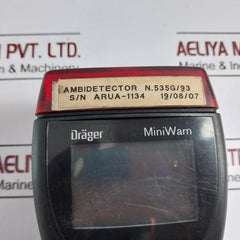 Drager 6408120/8317502 Ambidetector Miniwarn Gas Detector