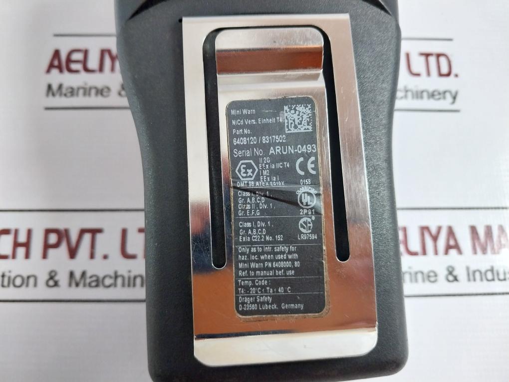 Drager 6408120/8317502 Ambidetector Miniwarn Gas Detector