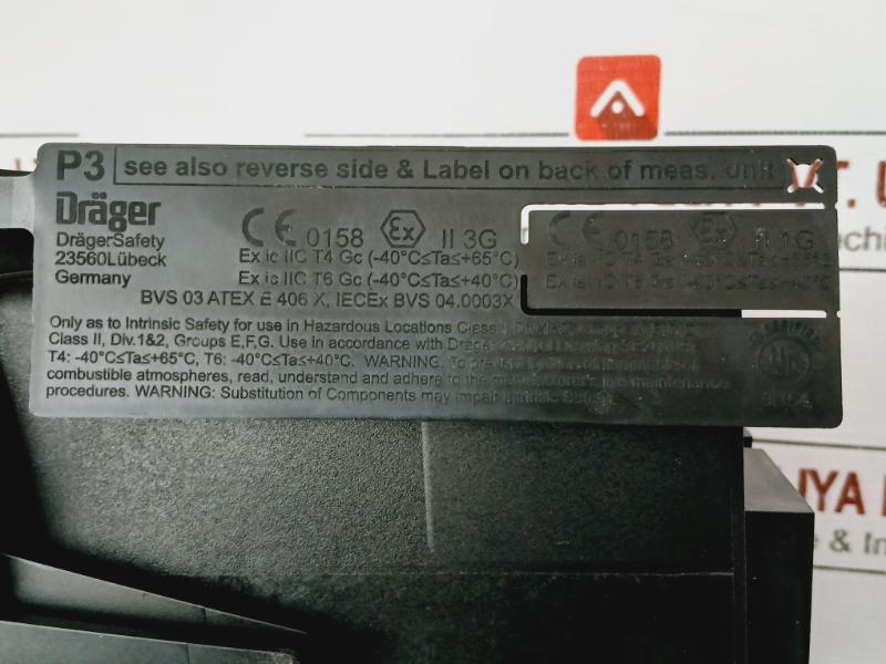 Drager 8317610 Polytron 7000 Display Transmitter Toxic Gase & Oxygen Detector 4