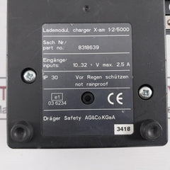 Drager 8318639 Charger 10–32 Vdc 2.5A Ip30