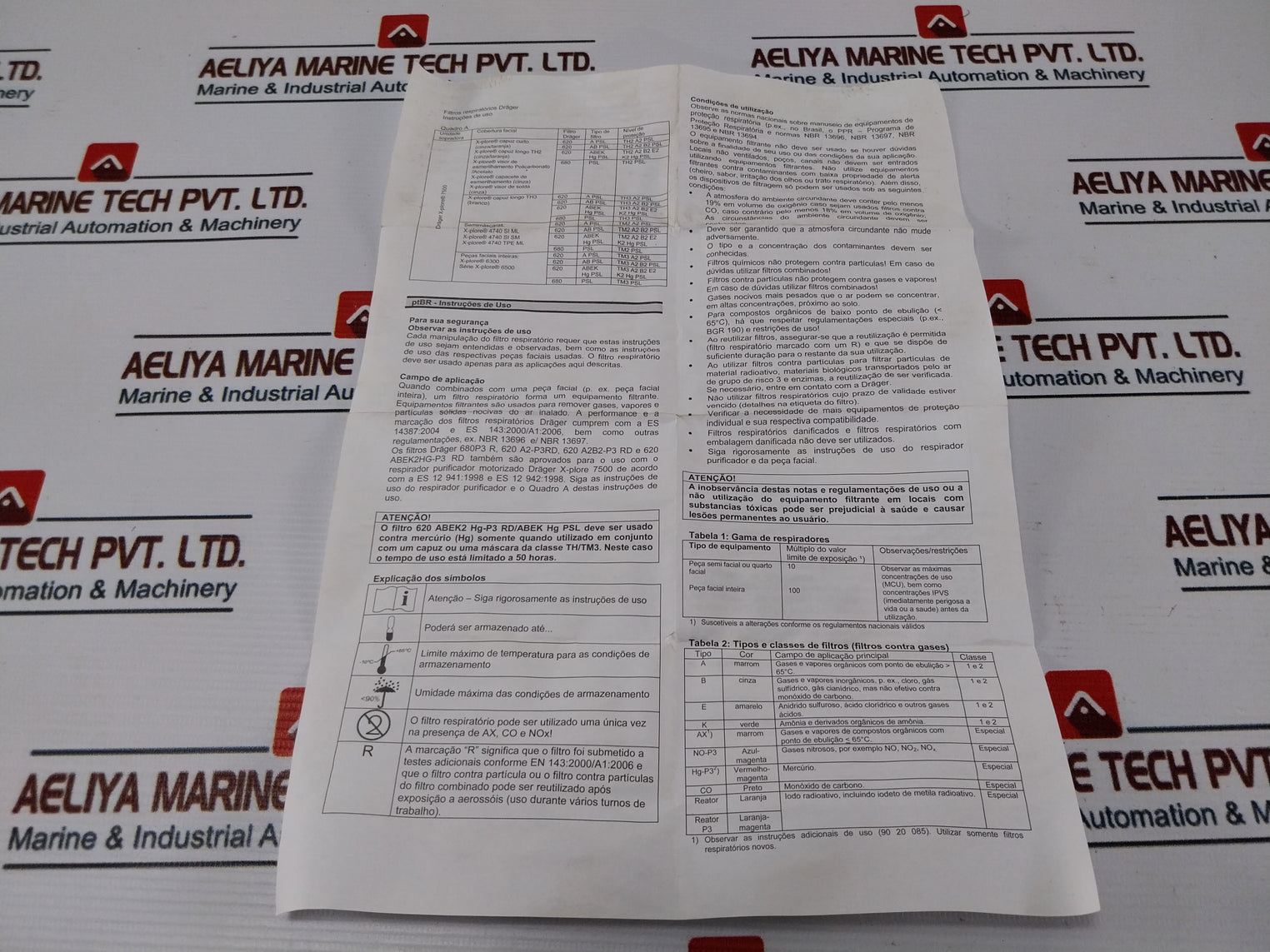 Drager 940 Gas Combination Filter 900 A2P2