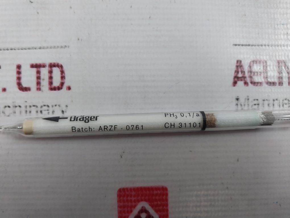 Drager Ch3110 Tube Phosphine 0.1-4Ppm 10Stroke 10/Pk