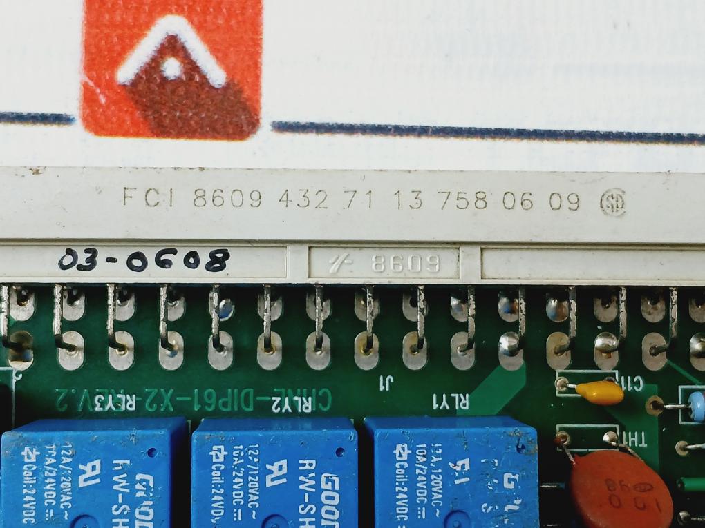 DRAGER CHNL-DIP61-X2-REV.2 Printed Circuit Board