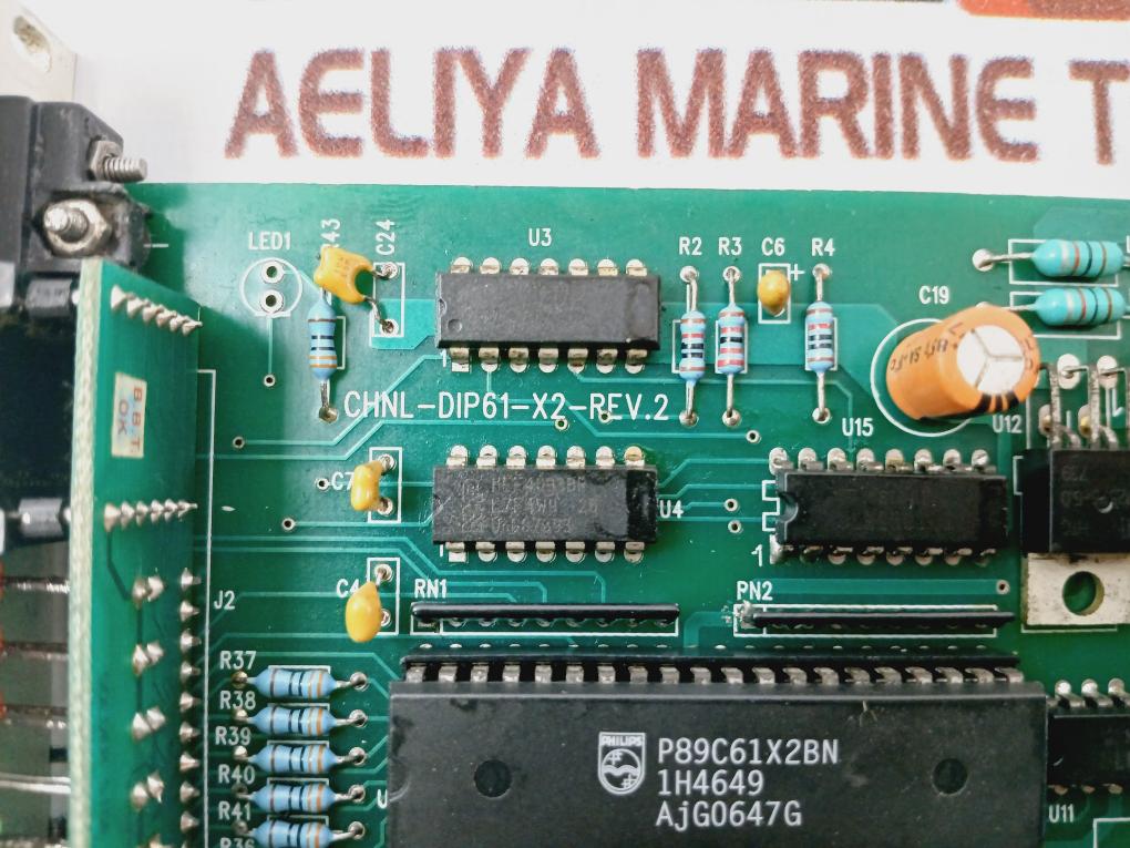 Drager Chnl-dip61-x2-rev.2 Printed Circuit Board