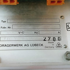 Drager Exytron 5010 Gas Warming System 240V 2A 6803866