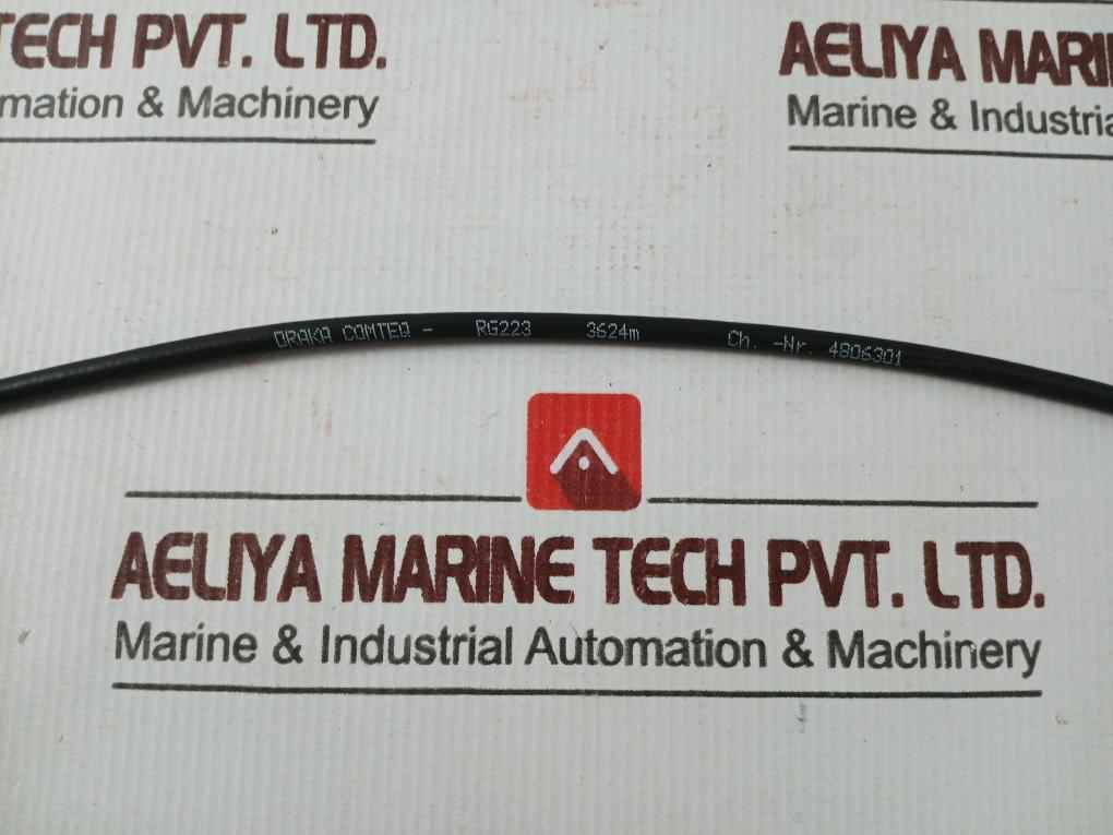 Draka Comteq Rg223 Coaxial Cable Assembly 1 Meter