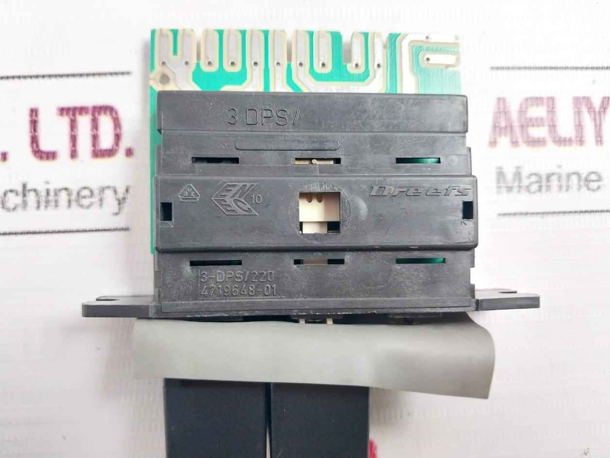 Dreefs 3-dps/220 Push Button Switch 4719648-01 Skm 5S 94V0