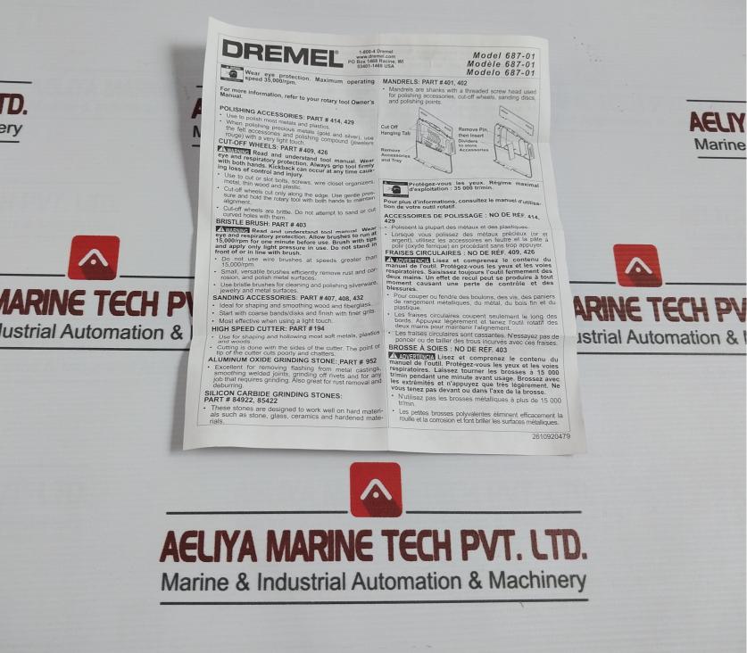 Dremel 687-01 General Purpose Kit For Cutting,Carving,Sanding,Cleaning,Grindin