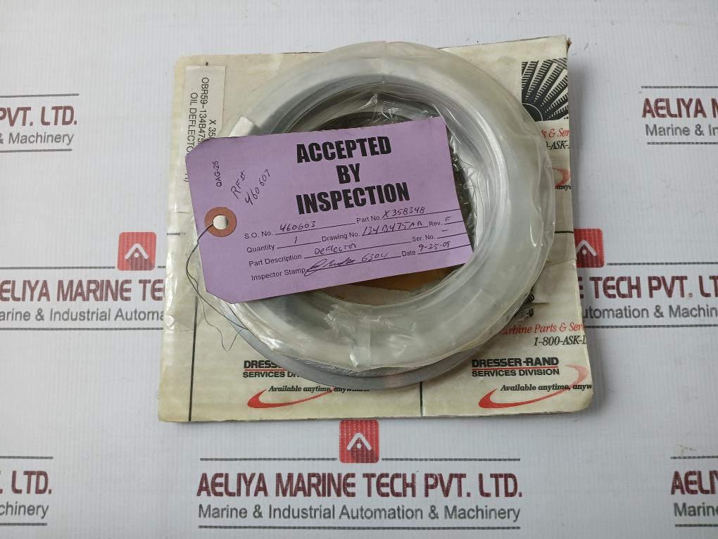 Dresser-rand 134B475Ar 5 Steam Turbine Oil Baffle Set Obr59-134B475Arg-2 Rev E