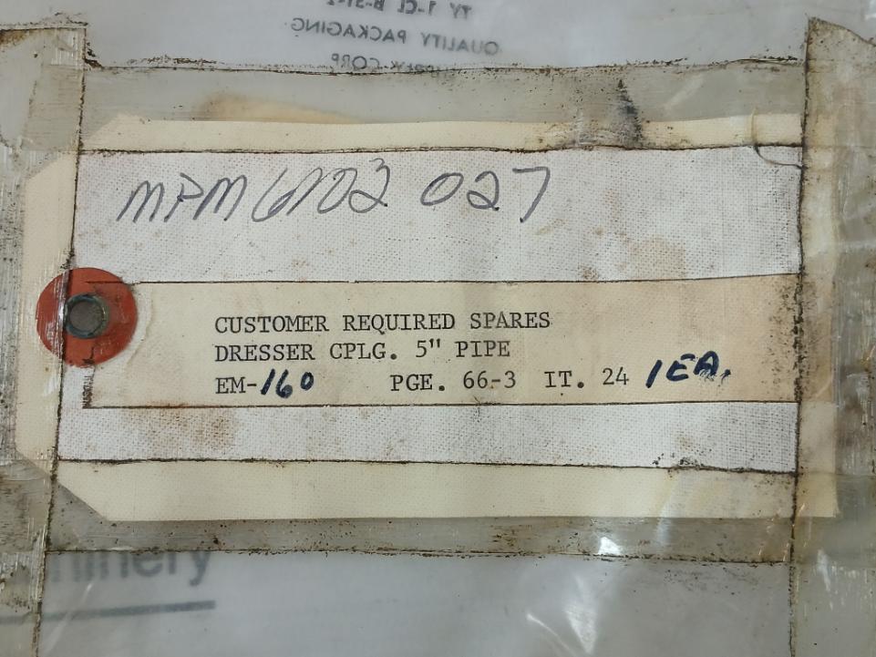 Dresser 41A221002 G1 Gasket (Disc Header) Grade 27