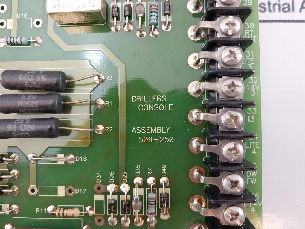 Drillers Console 509-250 Printed Circuit Board