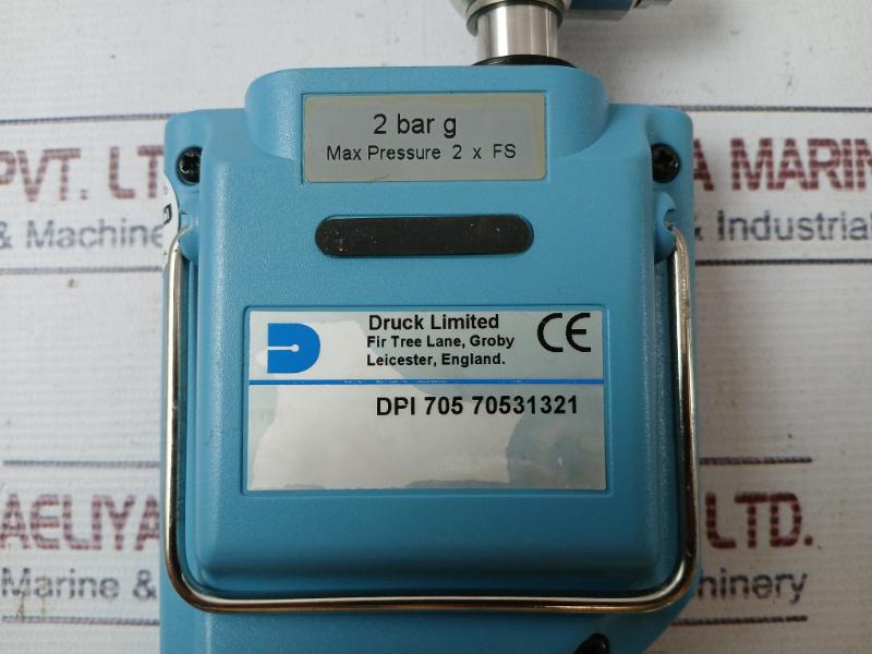 Druck Dpi 705 Digital Pressure Indicator 2 Bar G Max Press. 2 X Fs