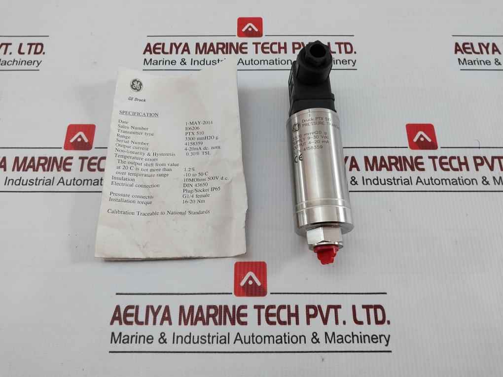 Druck Pressure Transmitter 9-30 Vdc 4-20 Ma Part No: Ptx 510