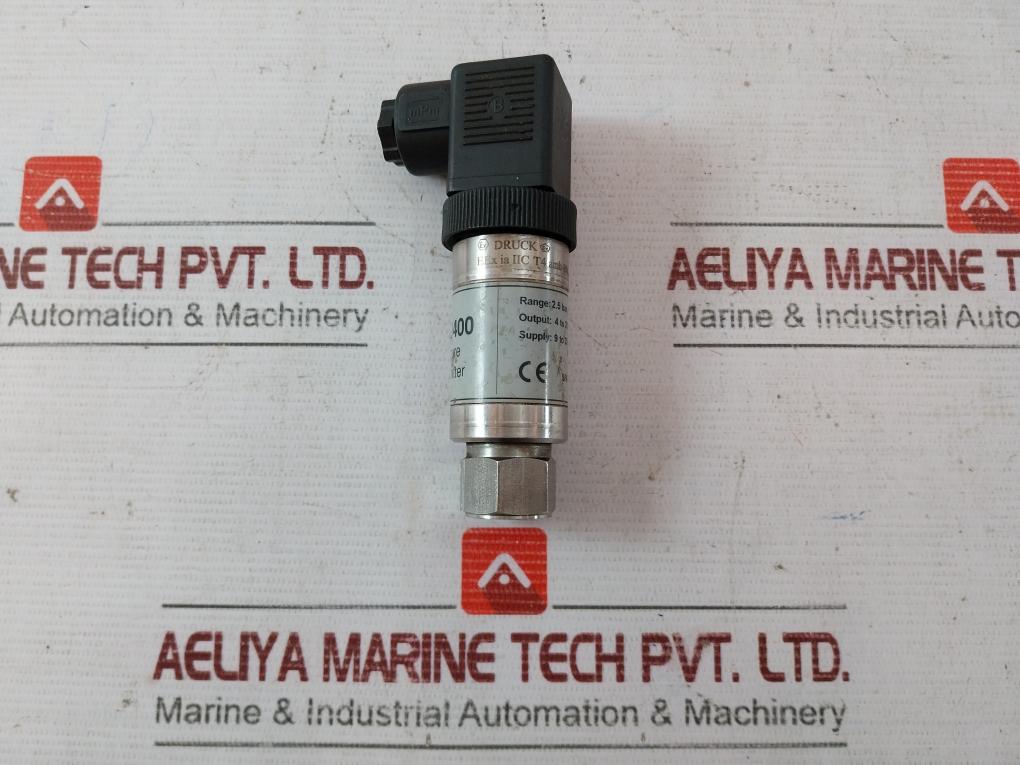 Druck Ptx 1400 Pressure Transmitter Sensor Female Ex97D2058 9 To 28 Vdc