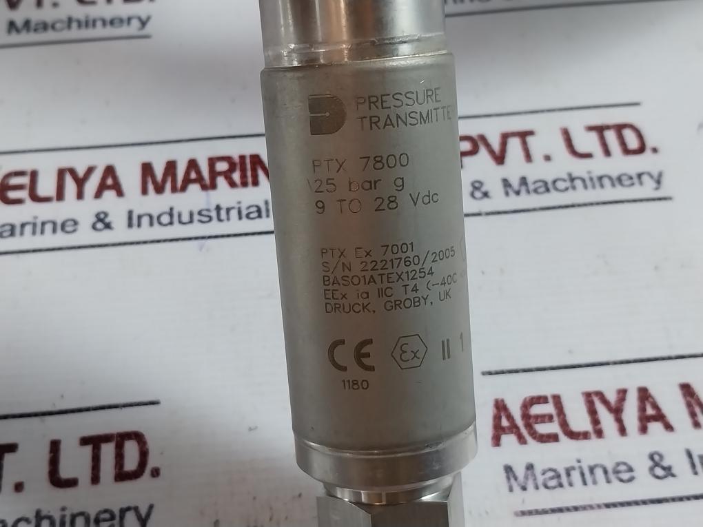 Druck Ptx 7800 Series Pressure Transmitter 25 Bar Bas01atex1254