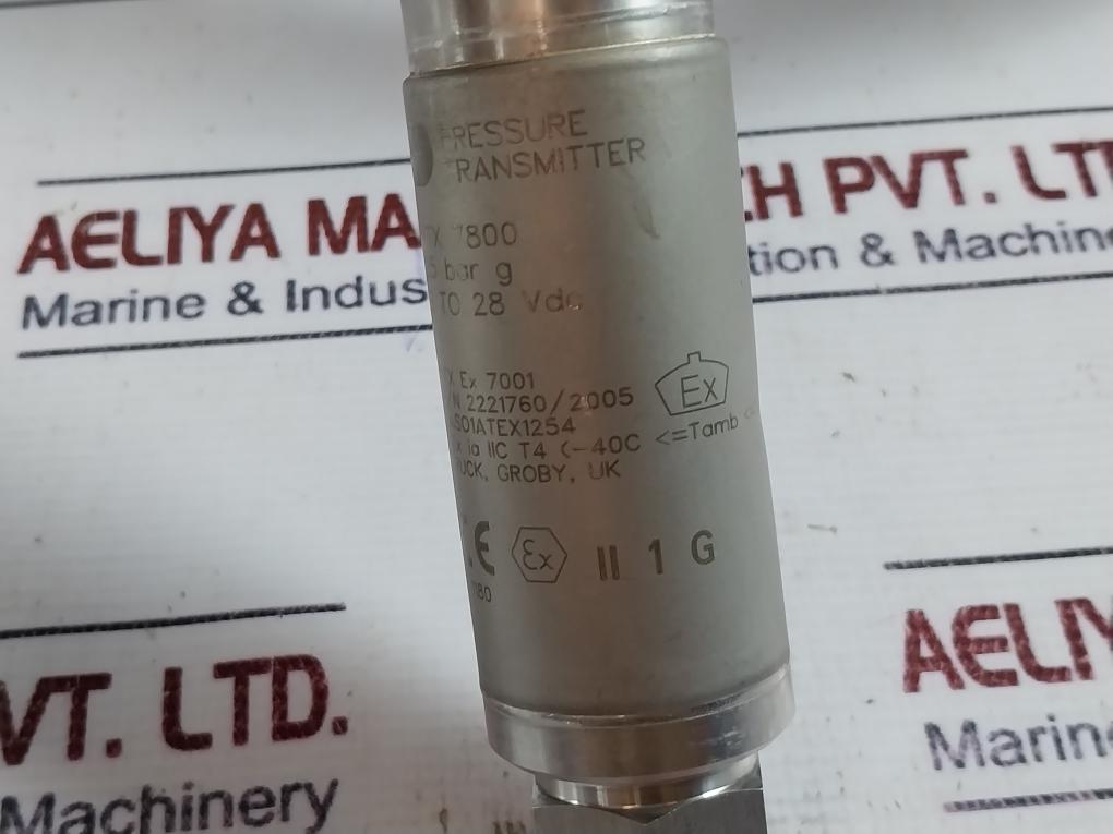 Druck Ptx 7800 Series Pressure Transmitter 25 Bar Bas01atex1254