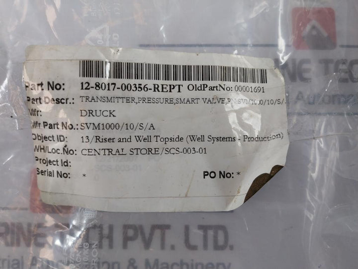Druck Ptx 7900 Pressure Transmitter 10 Bar 9 To 28 Vdc 4 To 20 Ma