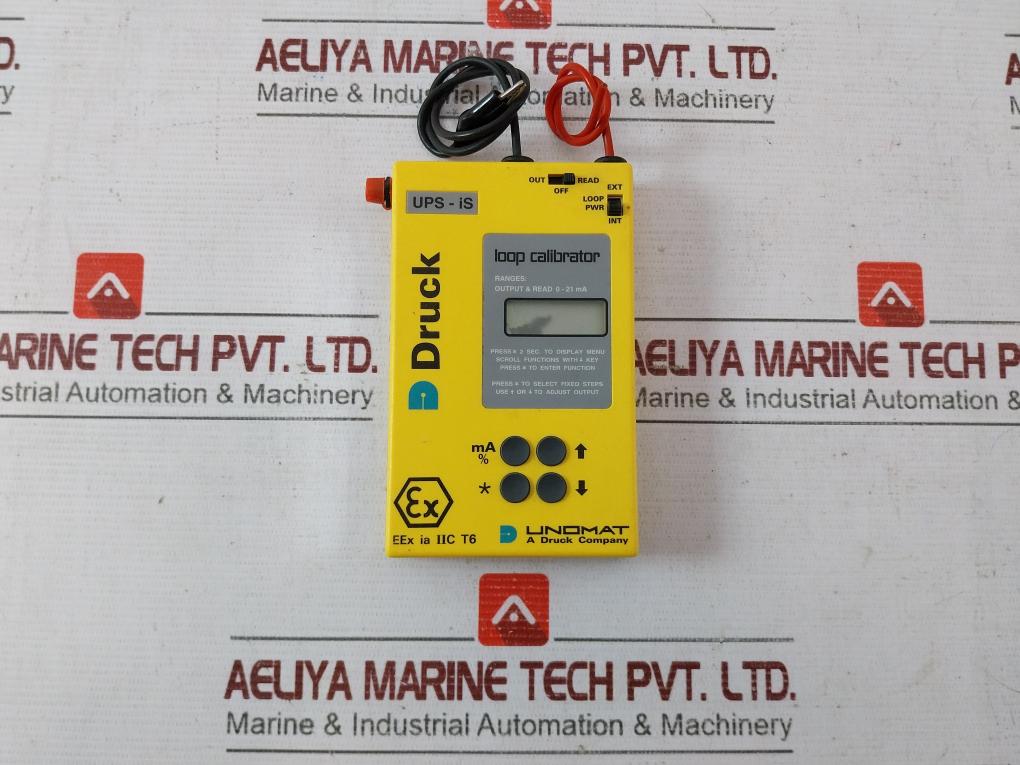 Druck Ups-is Intrinsically Safe Loop Calibrator 0-21 Ma Output (Not Working)