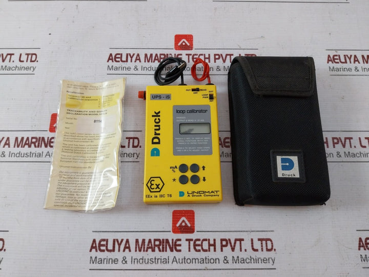 Druck Ups-is Intrinsically Safe Loop Calibrator 0-21 Ma Output