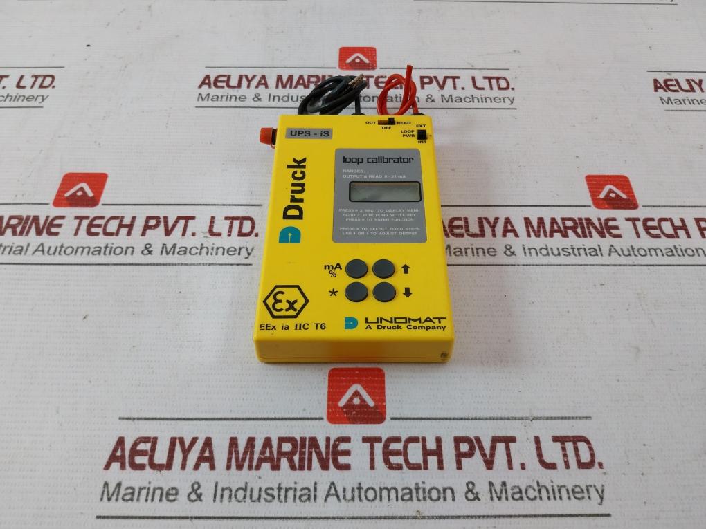 Druck Ups-is Intrinsically Safe Loop Calibrator 0-21 Ma Output (Not Working)