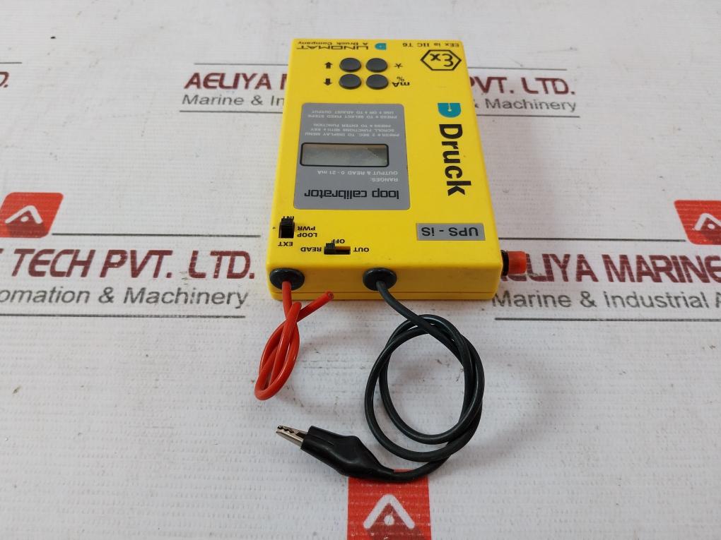 Druck Ups-is Intrinsically Safe Loop Calibrator 0-21 Ma Output (Not Working)