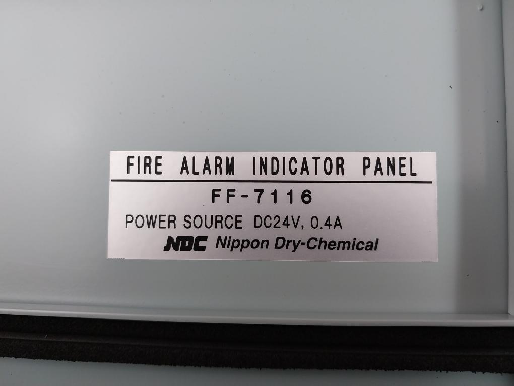 Dry-chemical Ff-7116 Alarm Indicator Panel Nippon Dc24V 0.4A
