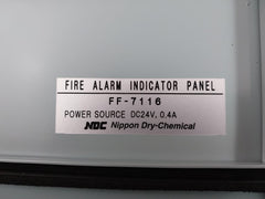 Dry-chemical Ff-7116 Alarm Indicator Panel Nippon Dc24V 0.4A