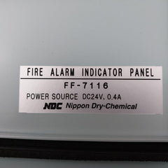 Dry-chemical Ff-7116 Alarm Indicator Panel Nippon Dc24V 0.4A