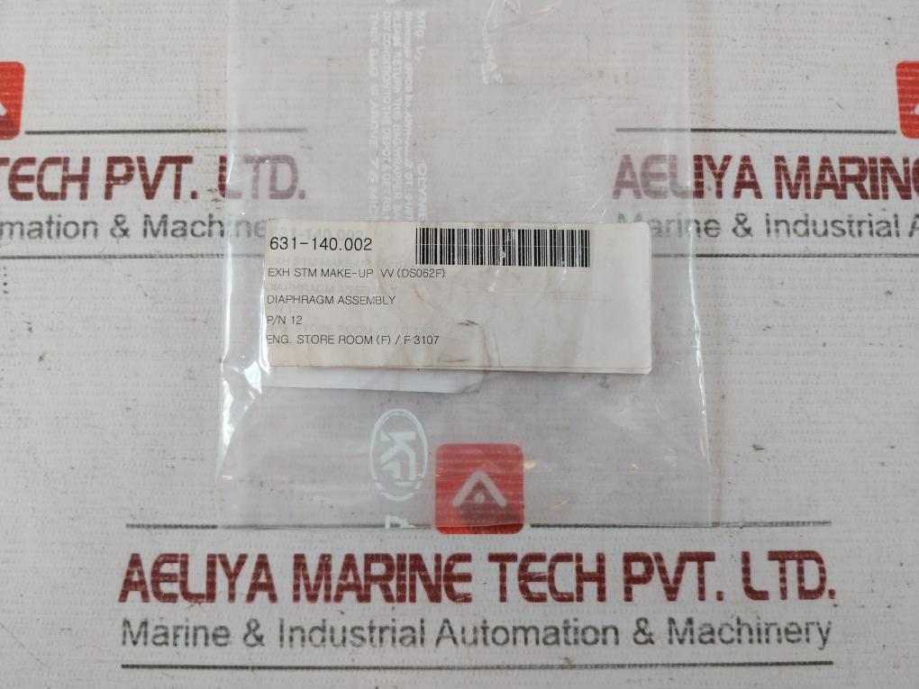 Ds062F Diaphragm Assembly Exh Stm Make-up W 631-140.002