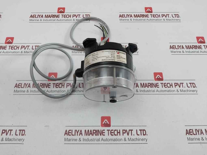 Ds1104Na23A1D153 Differential Pressure Switch Fischer 25Bar 0-36Psi 1 Meter