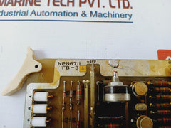 Nishishiba Npn6711 Printed Circuit Board Npn67Ii Ifb-3 A