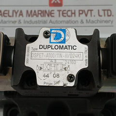 Dspe7-a100/11N-ii/D24K1 Directional Pilot Operated Valve Duplomatic 350 Bar