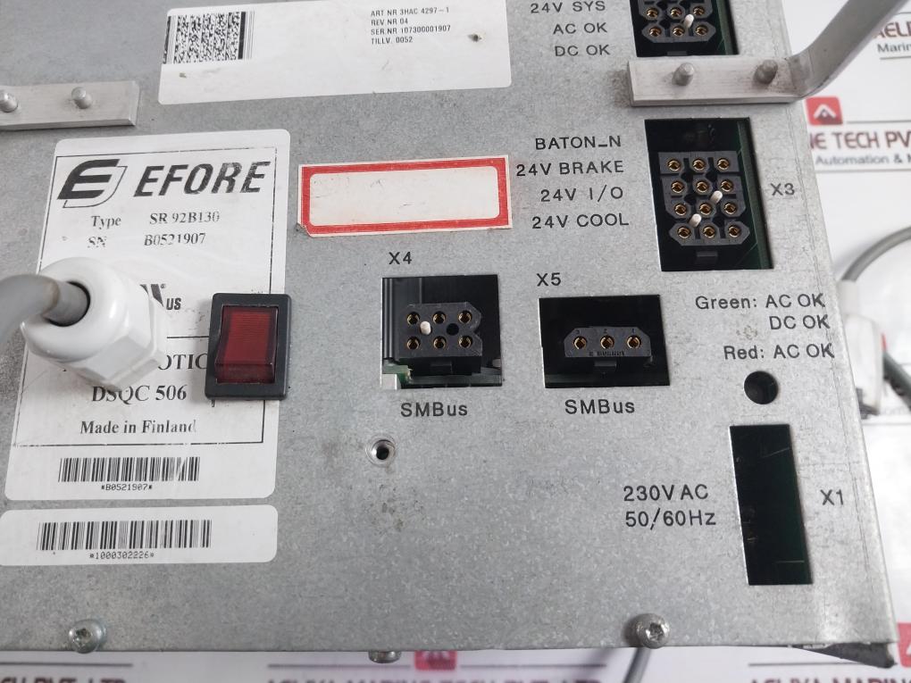 Abb Dsqc 506 Power Supply 3Hac 4297-1 Rev 04 50/60Hz