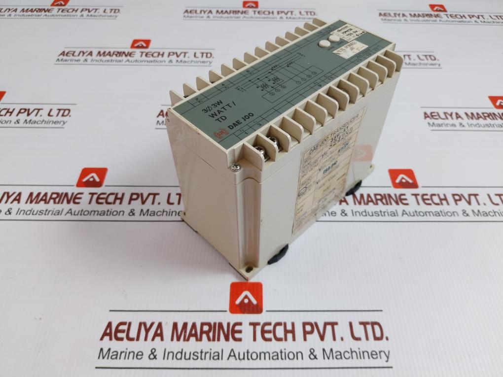 Dt-33W-a1 Watt Transducer 5A 115V 60Hz Dae Joo